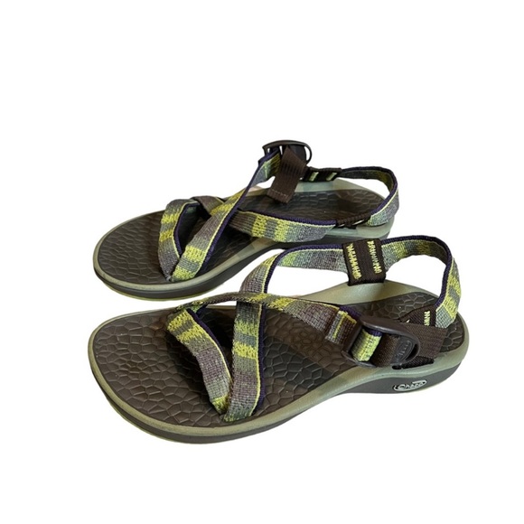 EUC Chacos Green/Gray Strappy Sandals - Picture 3 of 7